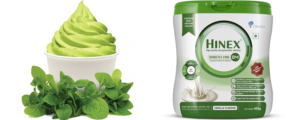 Spinach frozen yogurt